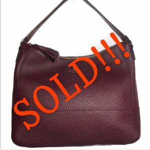SOLD!!!! Kate Spade Wine Red shoulder bag